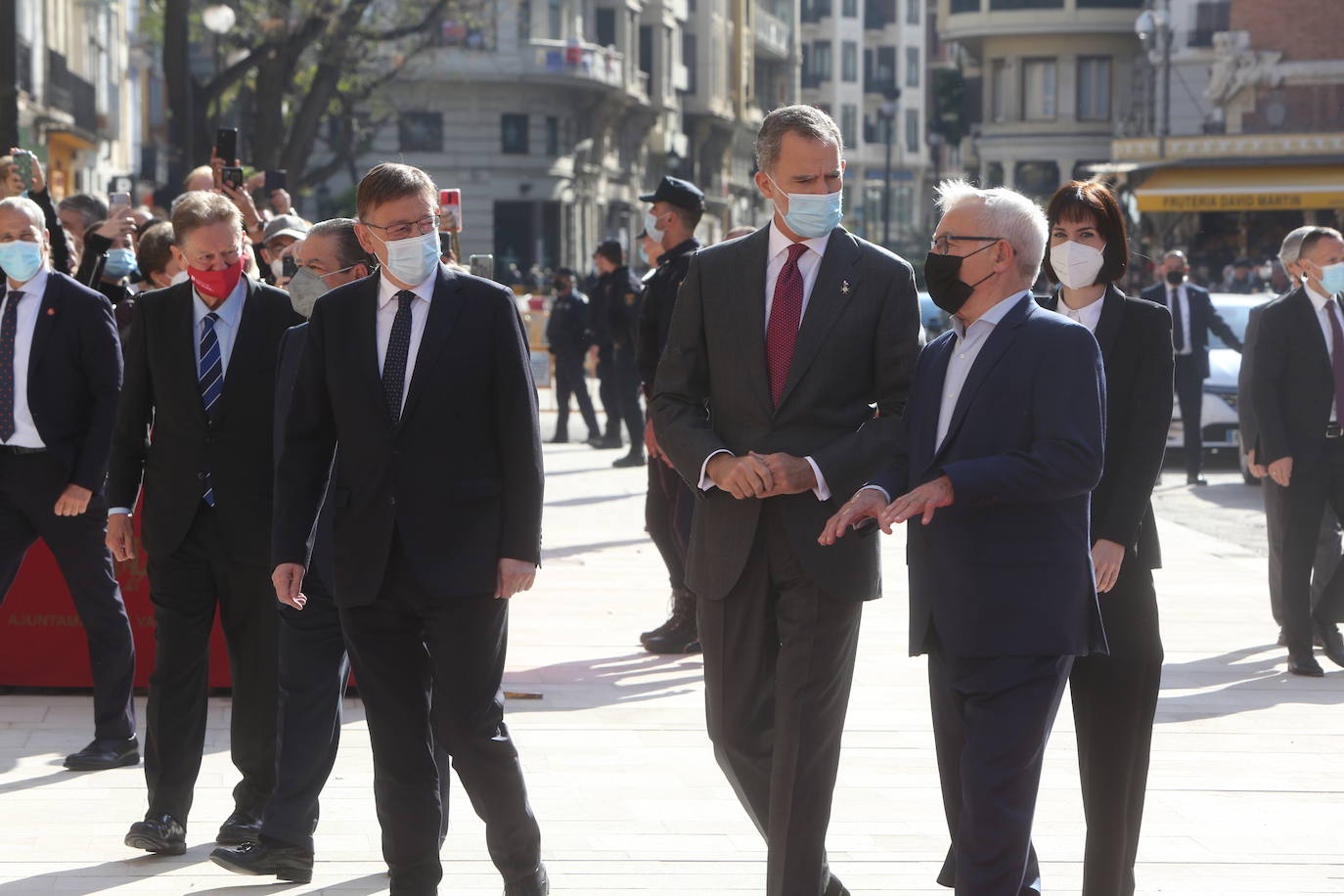 Los Premios Jaume I se entregan en Valencia, donde ha acudido en 2021 el Rey Felipe VI. 