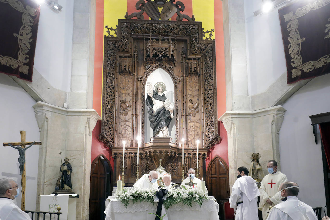 Los trabajos de rehabilitación conluyen y dejan a la luz aspectos desconocidos del templo vicentino