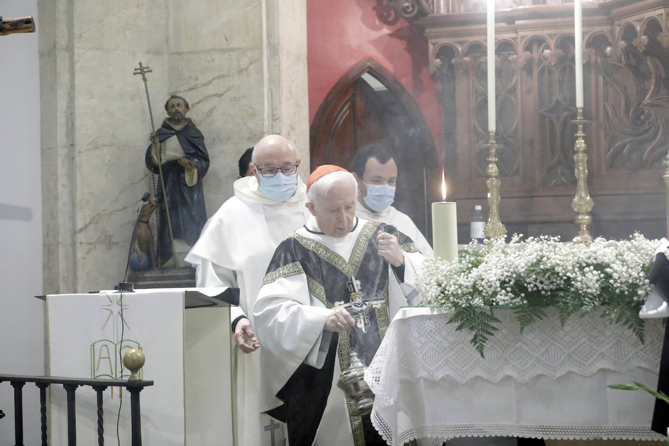 Los trabajos de rehabilitación conluyen y dejan a la luz aspectos desconocidos del templo vicentino