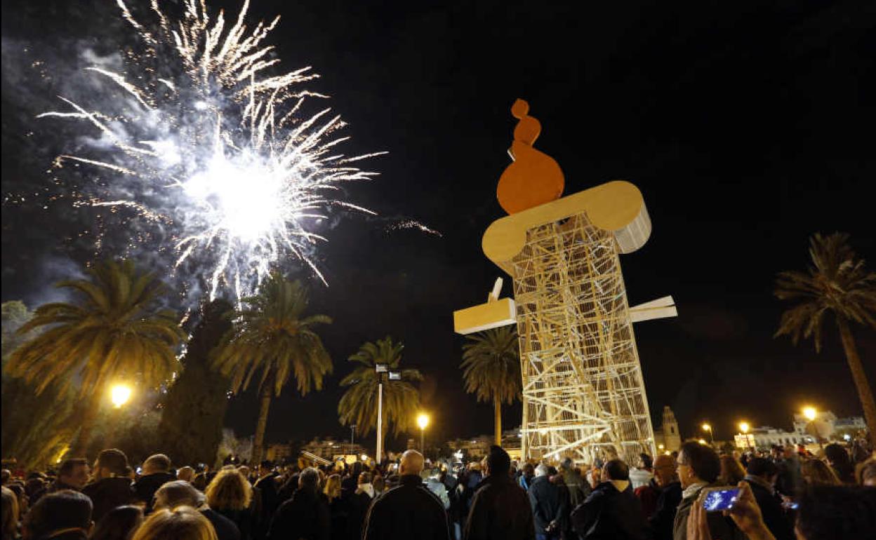 Celebración de la declaración de las Fallas como Patrimonio de la Humanidad.