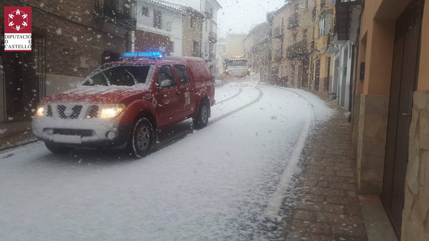 Nieve en Castellfort (Castellón)