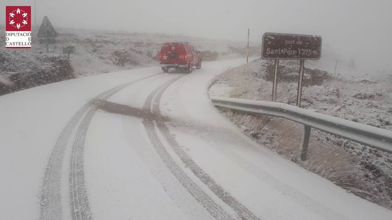 Nieve en Castellfort (Castellón)