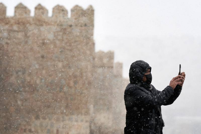 Nieve en Ávila