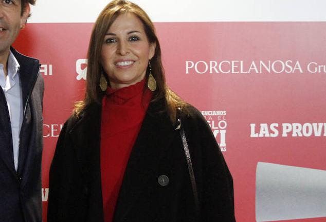 Lorena Saus, CEO de Ascires Grupo Biomédico, en el ‘photocall’ de la gala.