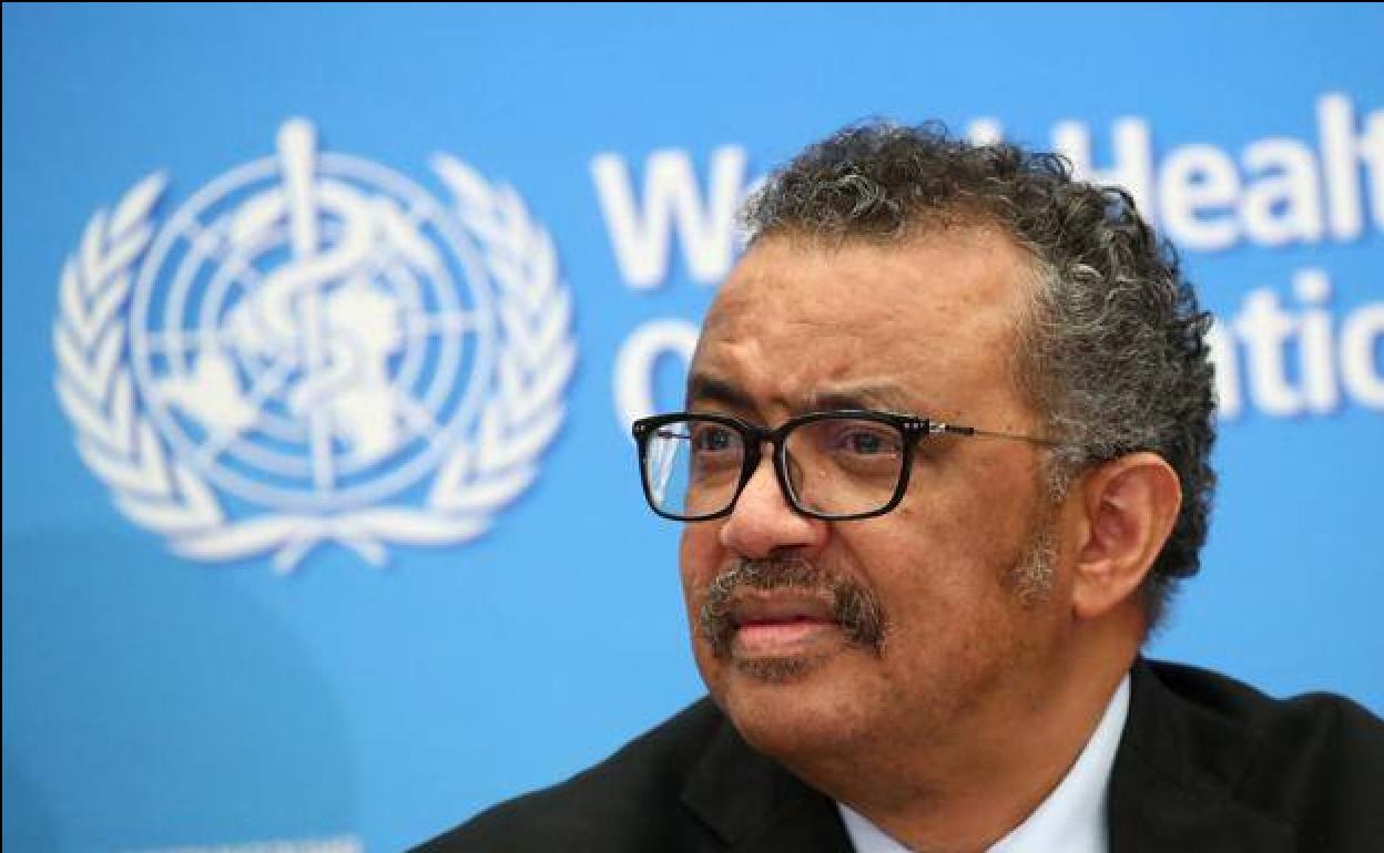 Tedros Adhanom, director de la Organización Munidal de la Salud. 