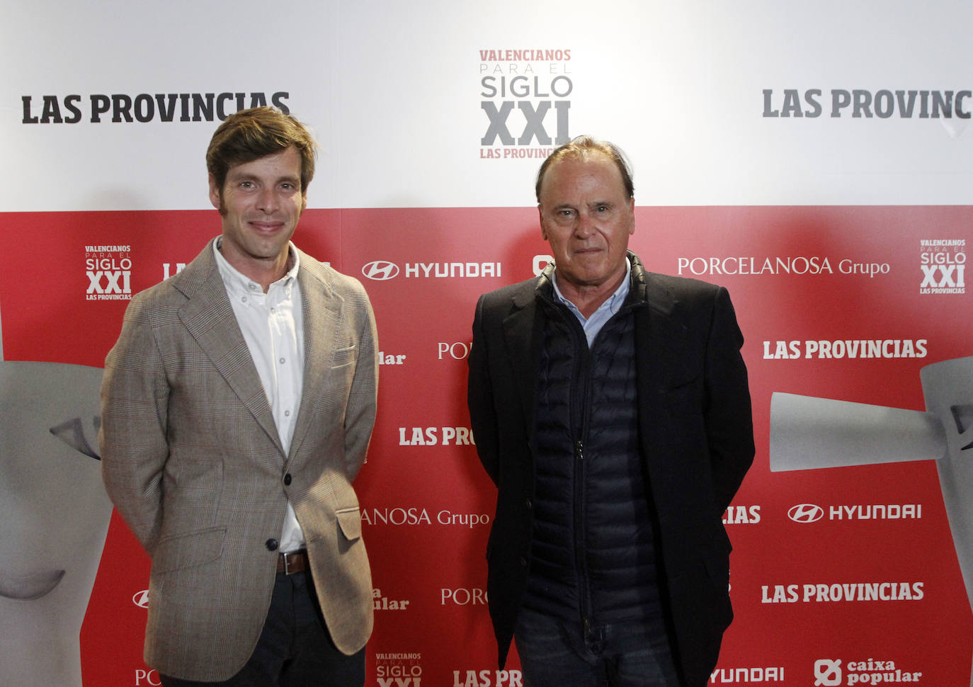 Alejandro Fliquete, presidente del Real Club Náutico de Valencia (derecha), y Carlos de Beltrán, gerente (izquierda).