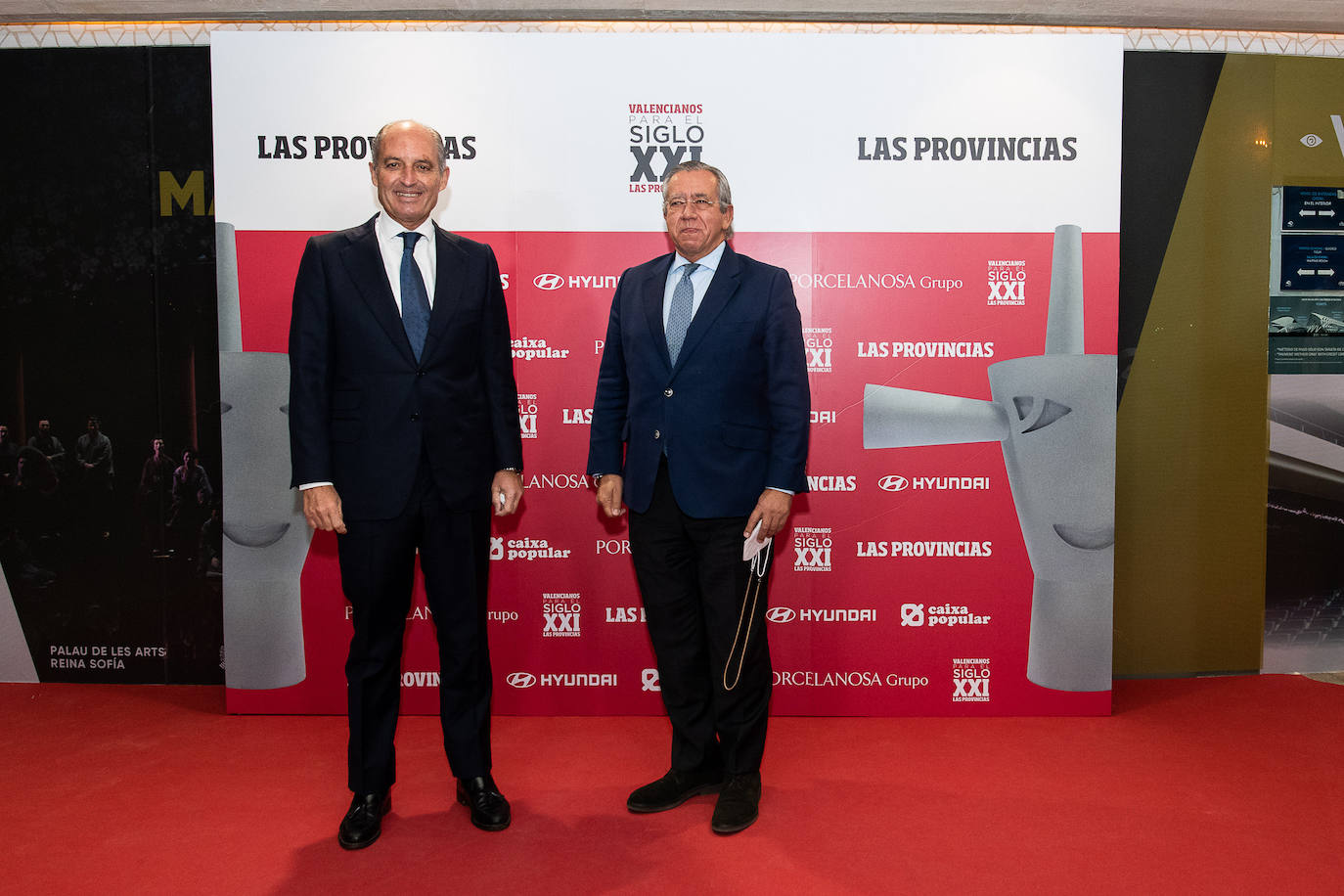 El expresidente Francisco Camps junto a Vicente Garrido.