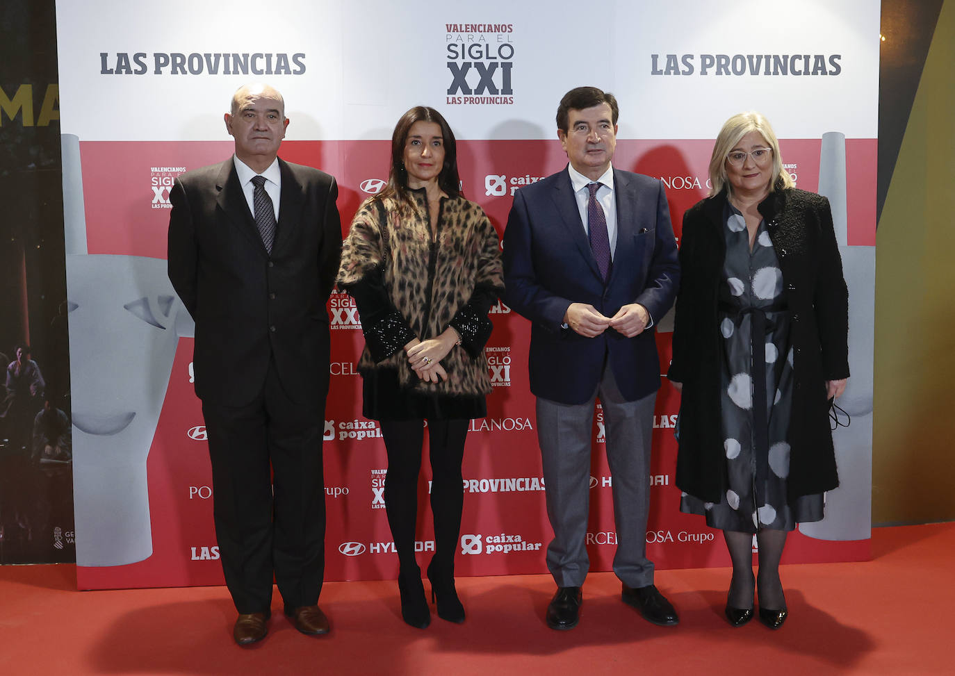 Los ediles de Cs Javier Copoví y Fernando Giner junto a las diputadas autonómicas Ruth Merino y Mamen Peris.