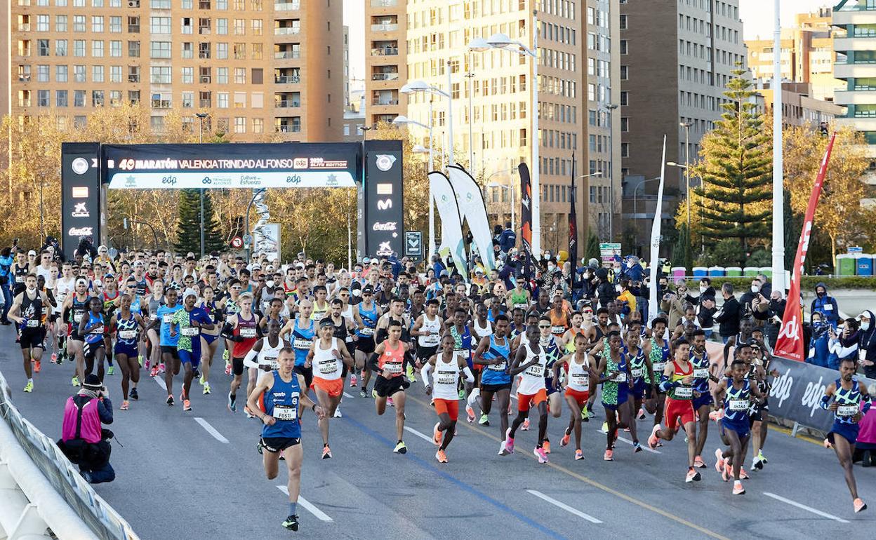 La 40 edición del Maratón Maratón de Valencia Fundación Trinidad Alfonso EDP.