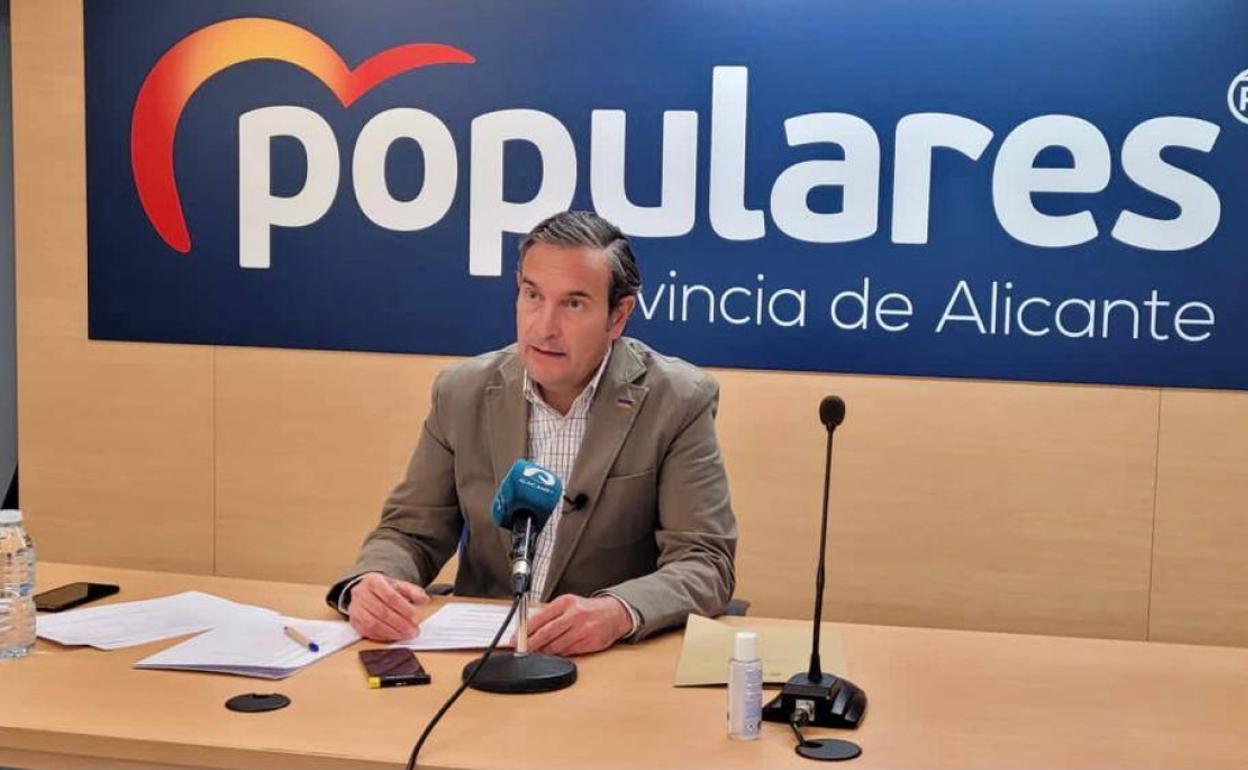 Fernando Pastor, diputado del PP en Les Corts por Alicante. 