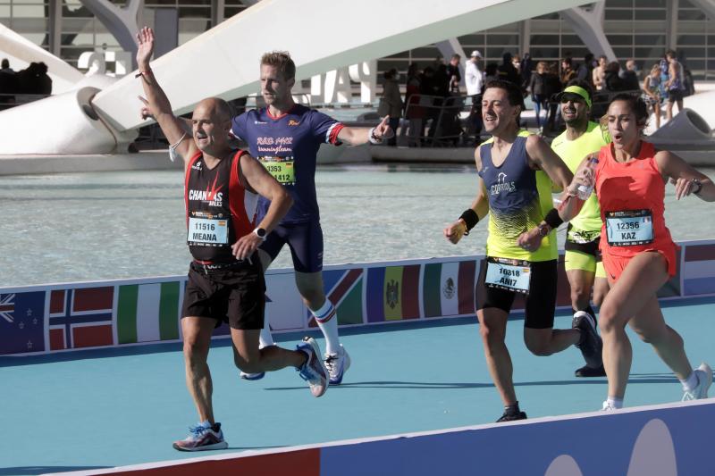 Corredores en el Maratón de Valencia.