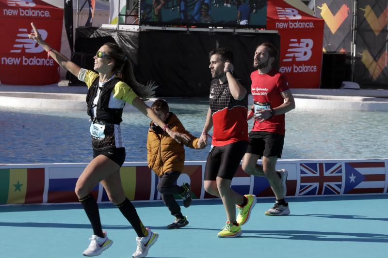 Corredores en el Maratón de Valencia.