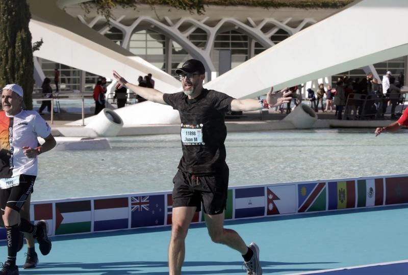 Corredores en el Maratón de Valencia.