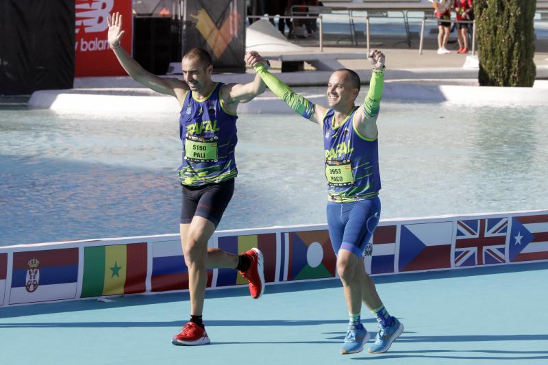 Corredores en el Maratón de Valencia.