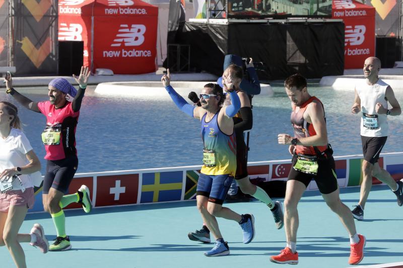 Corredores en el Maratón de Valencia.