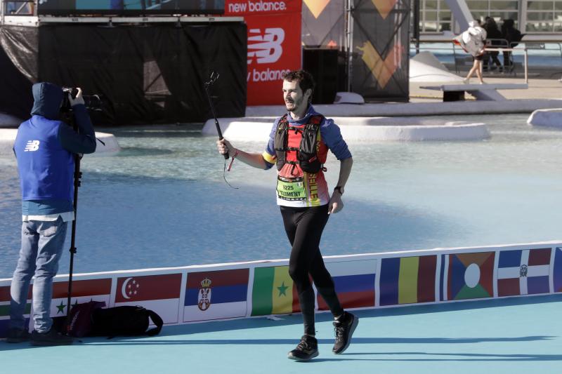 Corredores en el Maratón de Valencia.