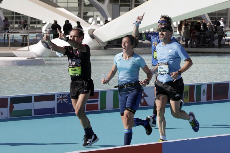 Corredores en el Maratón de Valencia.