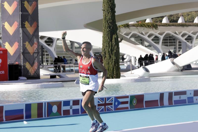 Corredores en el Maratón de Valencia.