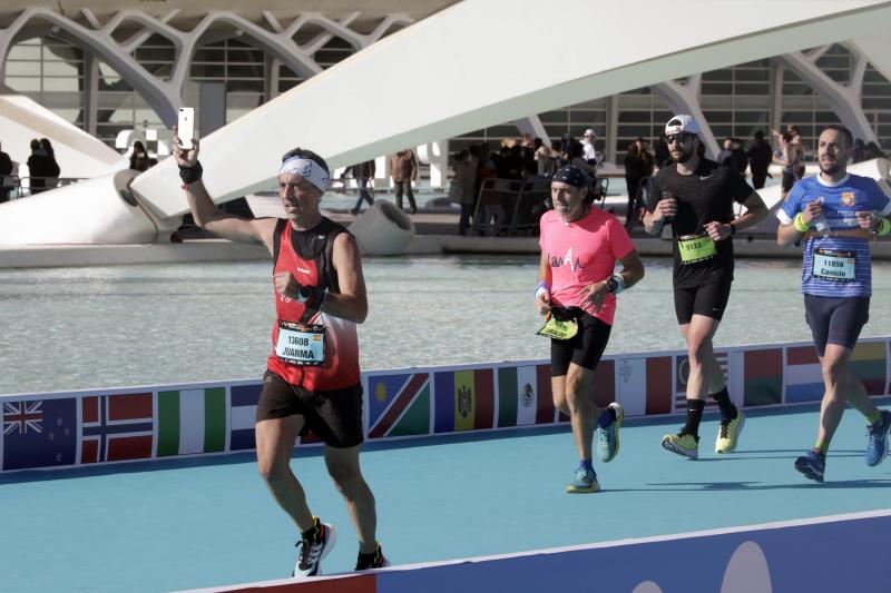 Corredores en el Maratón de Valencia.