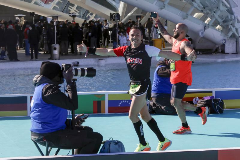 Corredores en el Maratón de Valencia.