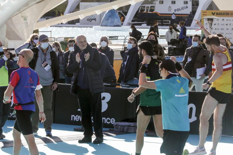 Corredores en el Maratón de Valencia.