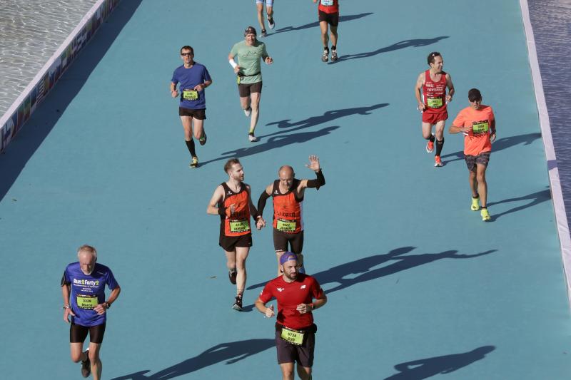 Corredores en el Maratón de Valencia.