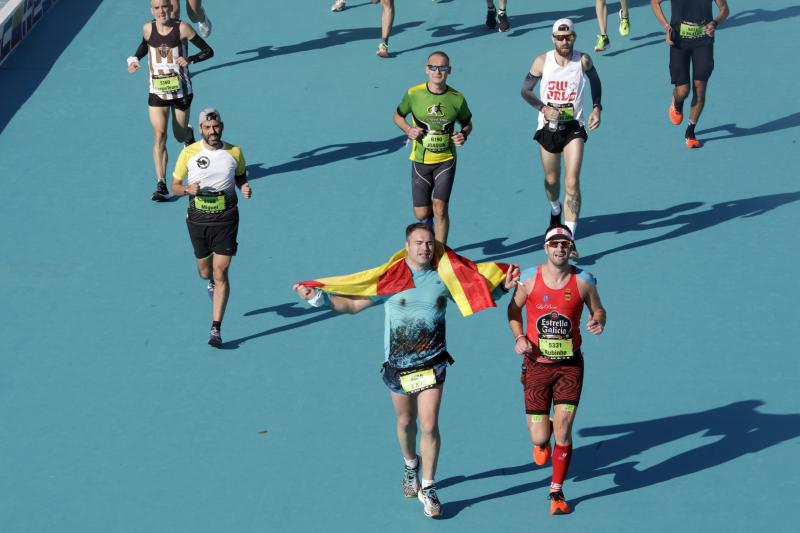 Corredores en el Maratón de Valencia.