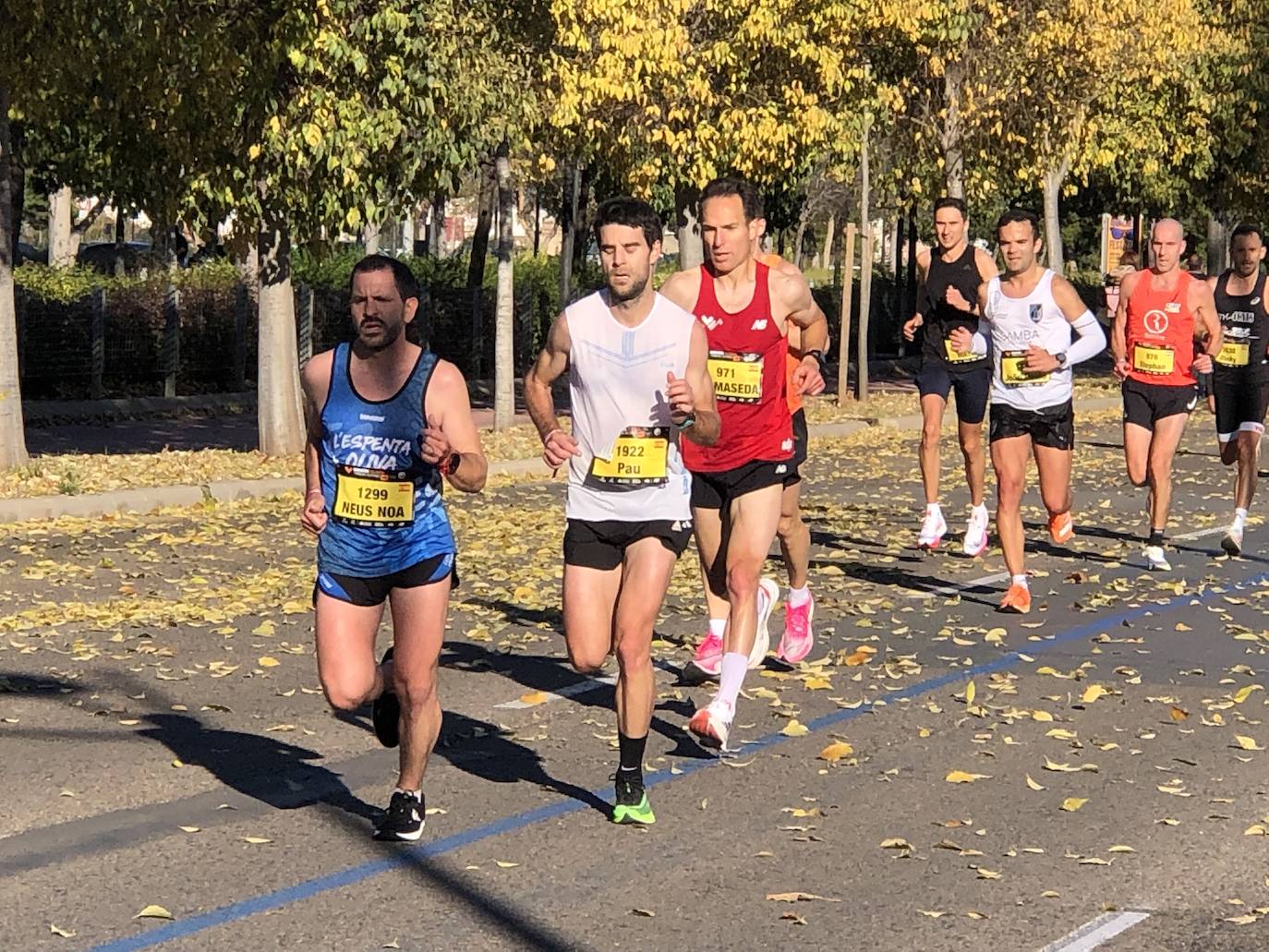 Tras pasar por el centro de la ciudad los participantes llegaban al entorno del Bioparc para comenzar el último tramo de la carrera.