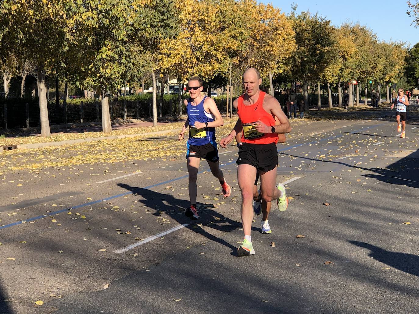 Corredores en el Maratón de Valencia de este domingo, 5 de diciembre