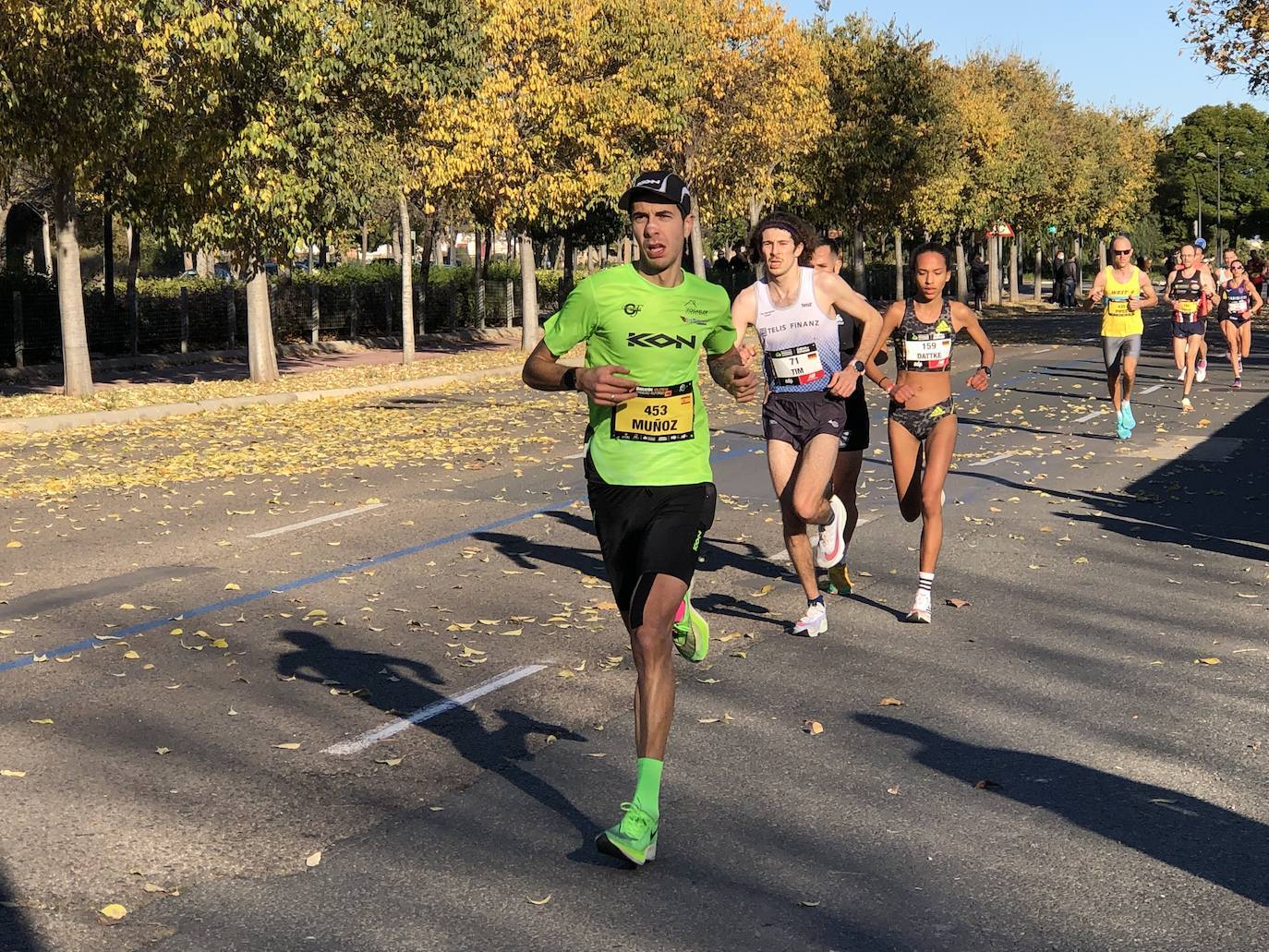 Corredores en el Maratón de Valencia de este domingo, 5 de diciembre