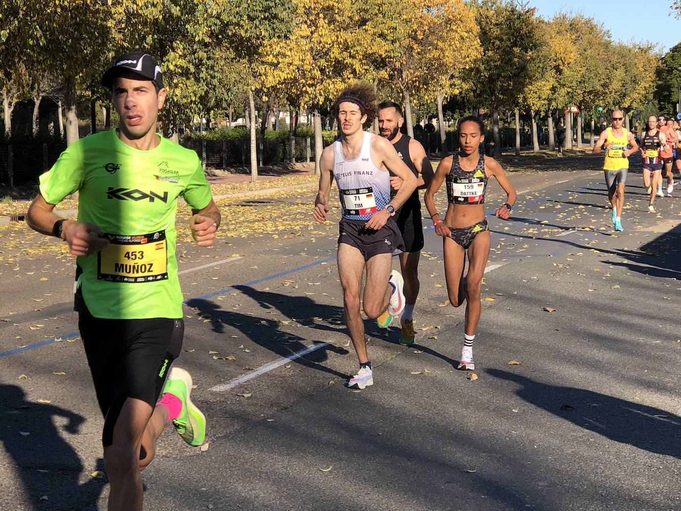 Corredores en el Maratón de Valencia de este domingo, 5 de diciembre