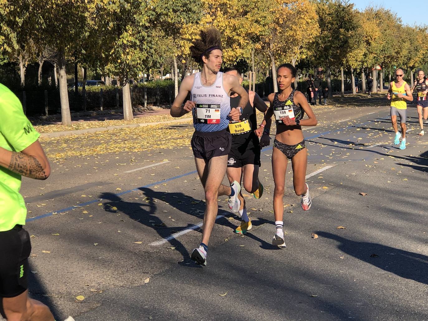 Corredores en el Maratón de Valencia de este domingo, 5 de diciembre