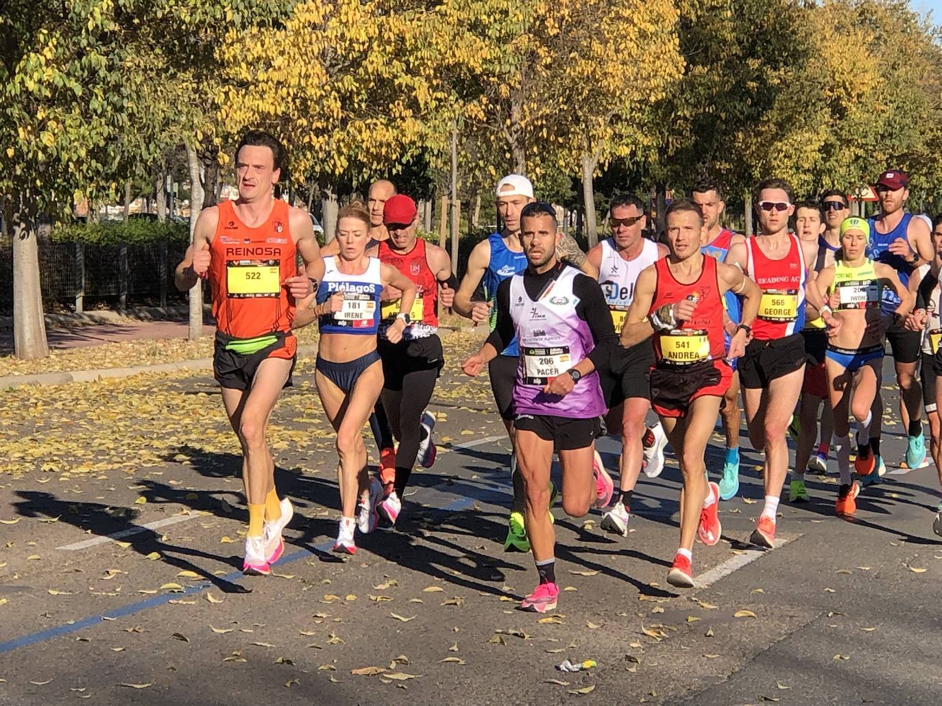 Corredores en el Maratón de Valencia de este domingo, 5 de diciembre