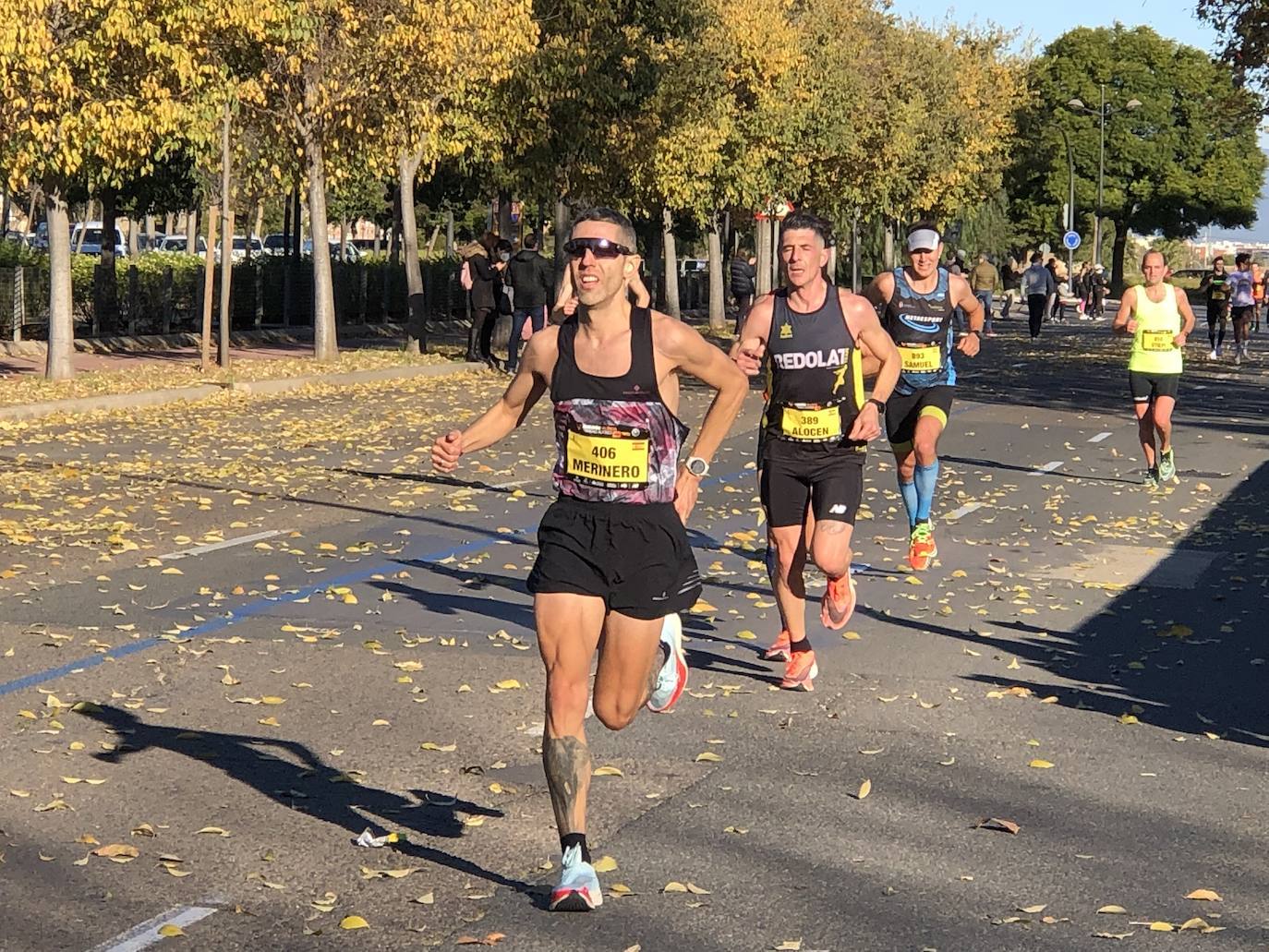 Corredores en el Maratón de Valencia de este domingo, 5 de diciembre