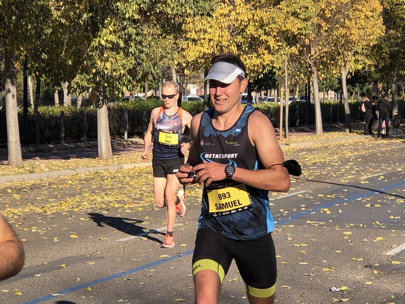 Corredores en el Maratón de Valencia de este domingo, 5 de diciembre