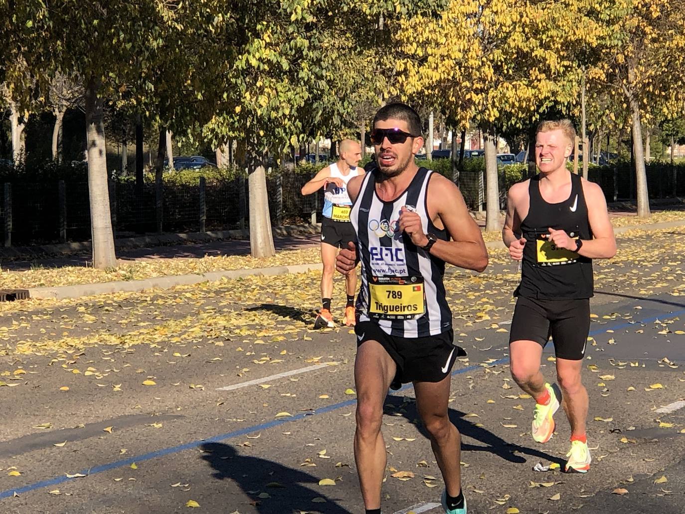 Corredores en el Maratón de Valencia de este domingo, 5 de diciembre