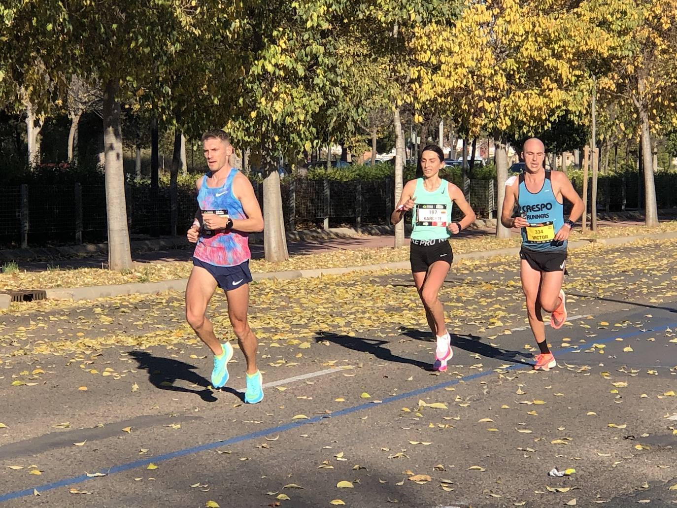 Corredores en el Maratón de Valencia de este domingo, 5 de diciembre