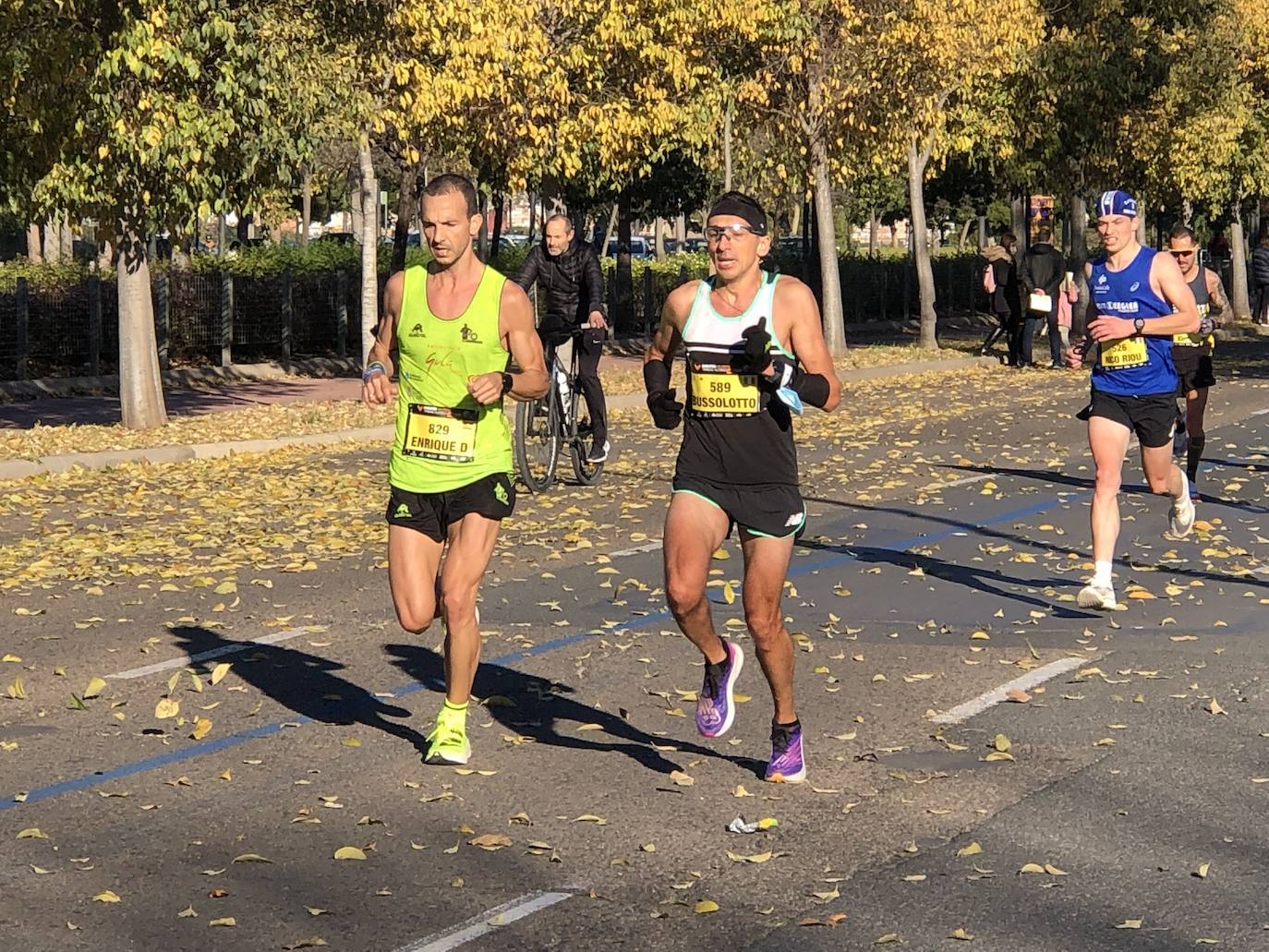 Corredores en el Maratón de Valencia de este domingo, 5 de diciembre