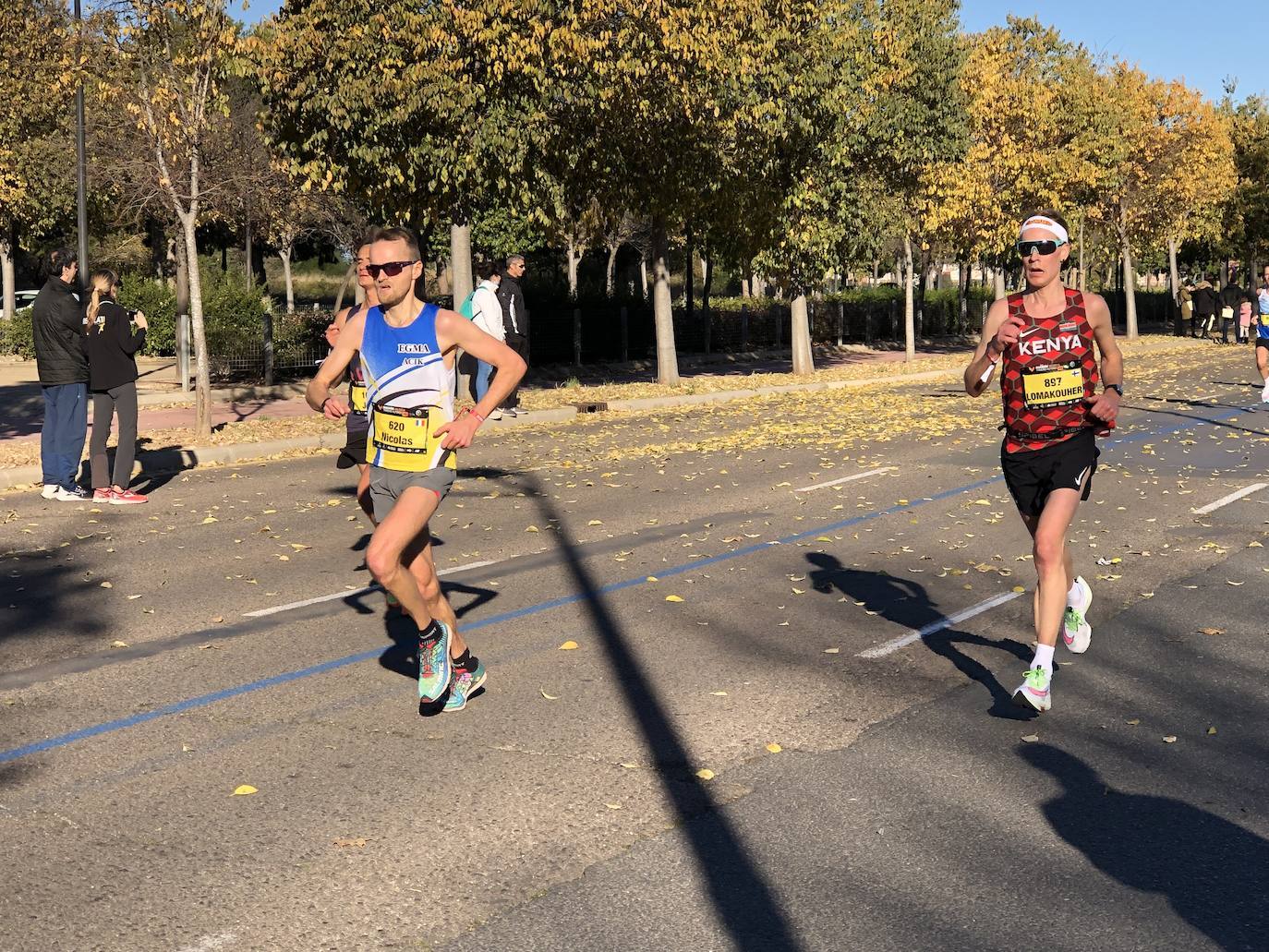 Corredores en el Maratón de Valencia de este domingo, 5 de diciembre