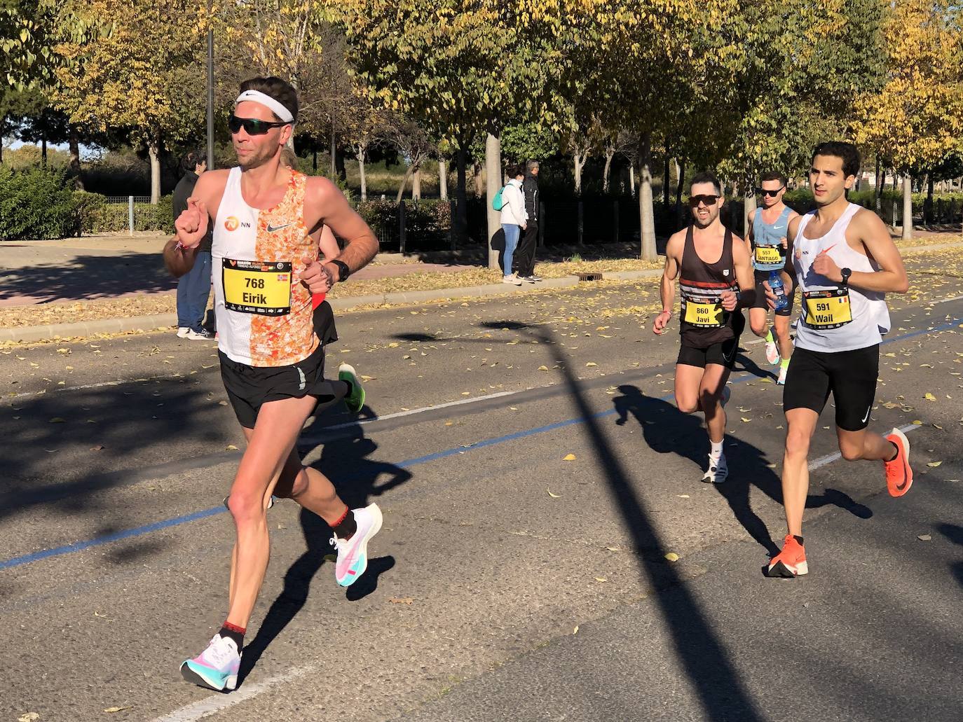 Corredores en el Maratón de Valencia de este domingo, 5 de diciembre