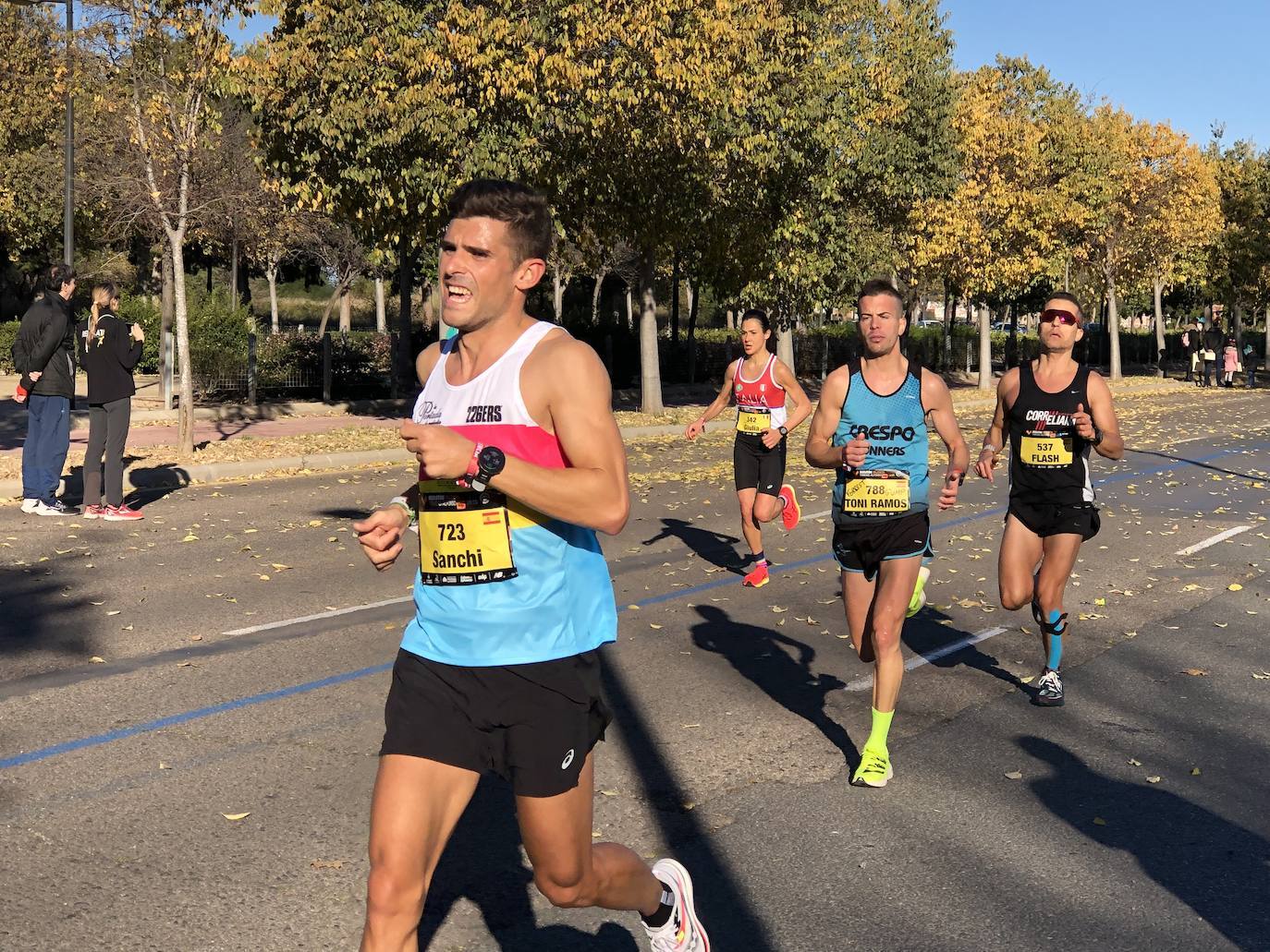 Corredores en el Maratón de Valencia de este domingo, 5 de diciembre