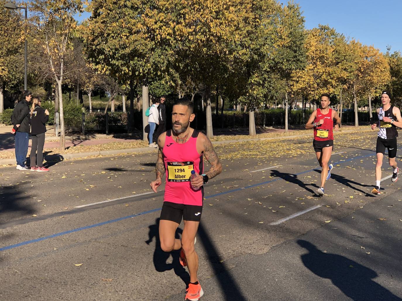 Corredores en el Maratón de Valencia de este domingo, 5 de diciembre