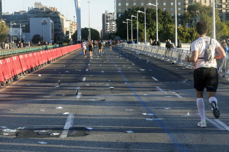 Corredores en el Maratón de Valencia de este domingo, 5 de diciembre.