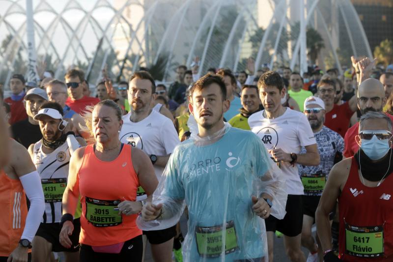 Corredores en el Maratón de Valencia de este domingo, 5 de diciembre.