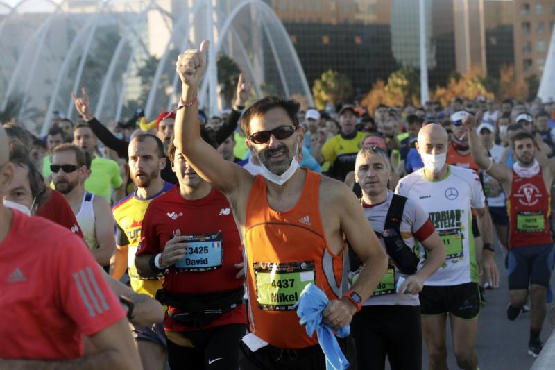 Corredores en el Maratón de Valencia de este domingo, 5 de diciembre.