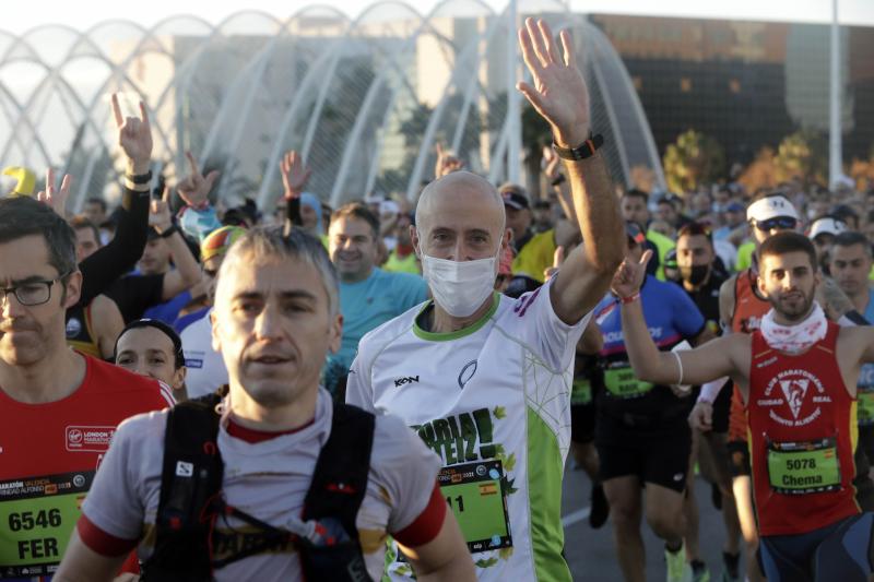 Corredores en el Maratón de Valencia de este domingo, 5 de diciembre.