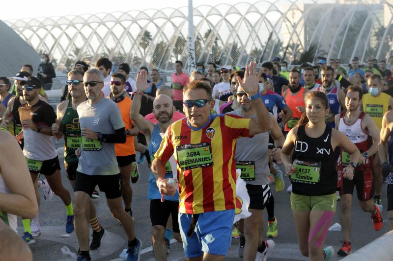 Corredores en el Maratón de Valencia de este domingo, 5 de diciembre.