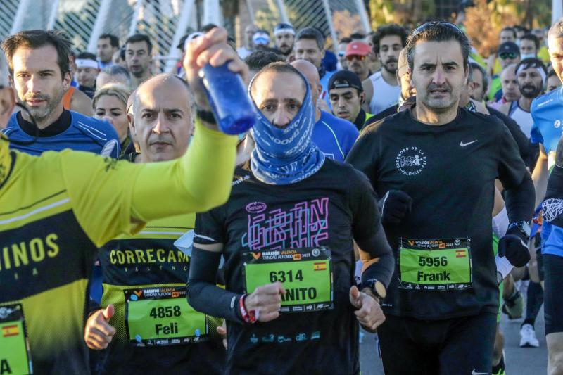 Corredores en el Maratón de Valencia de este domingo, 5 de diciembre.