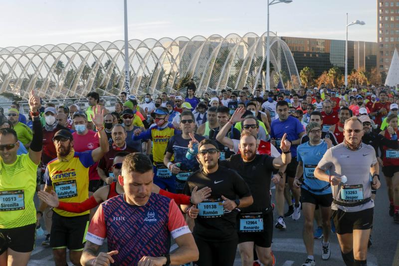 Corredores en el Maratón de Valencia de este domingo, 5 de diciembre.