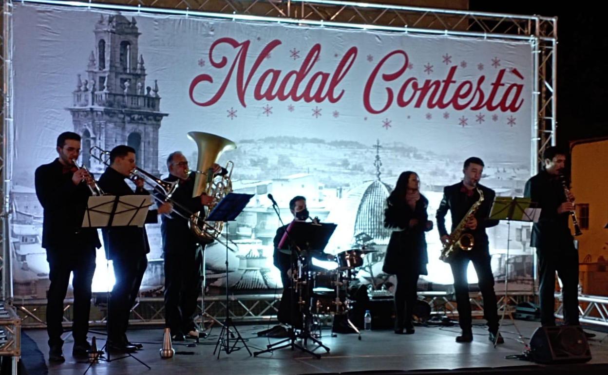 Actuación en Cocentaina el pasado 3 de enero. 